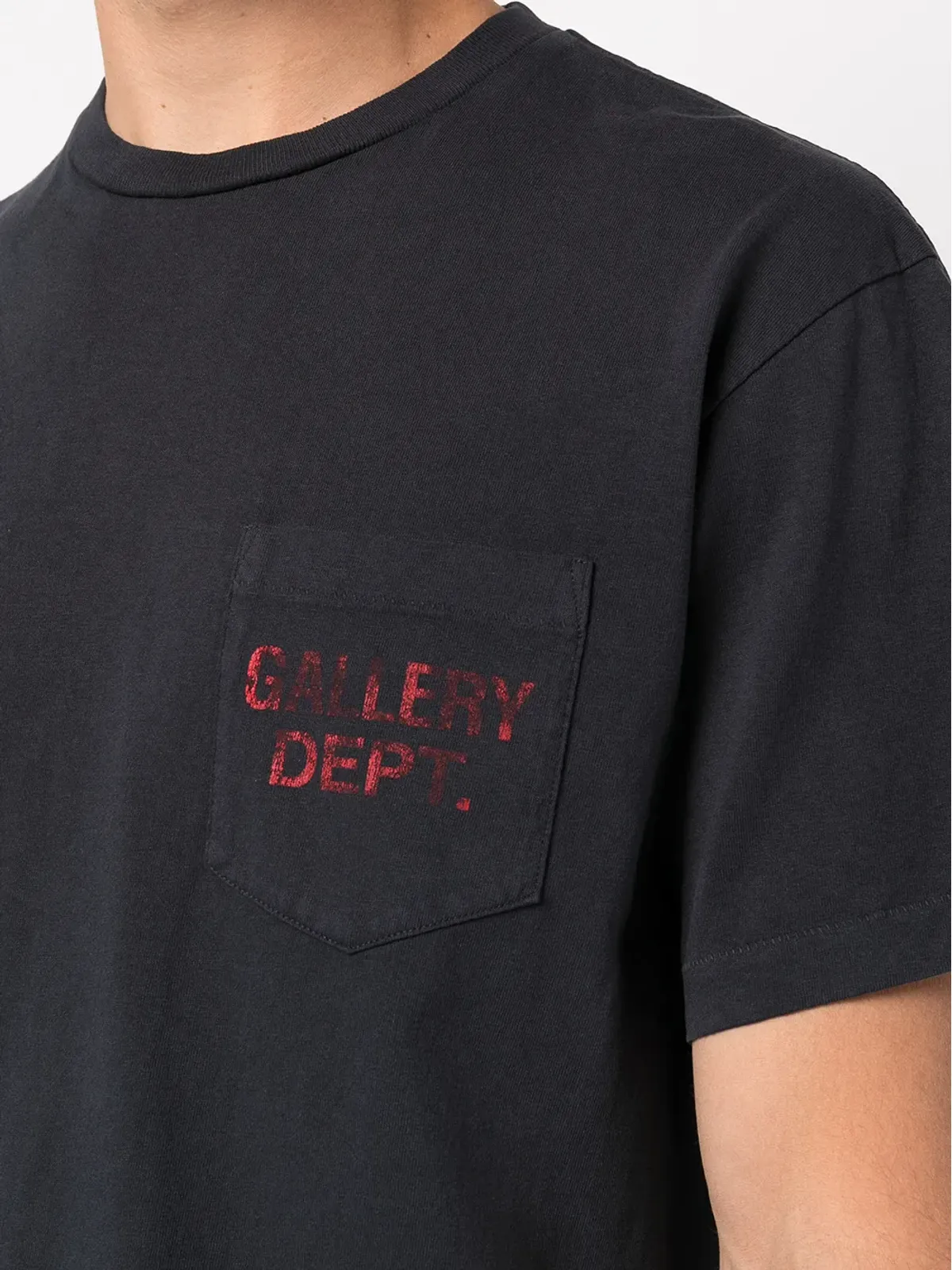 GALLERY DEPT. ロゴプリントポケットTシャツ - ブラック - 画像5