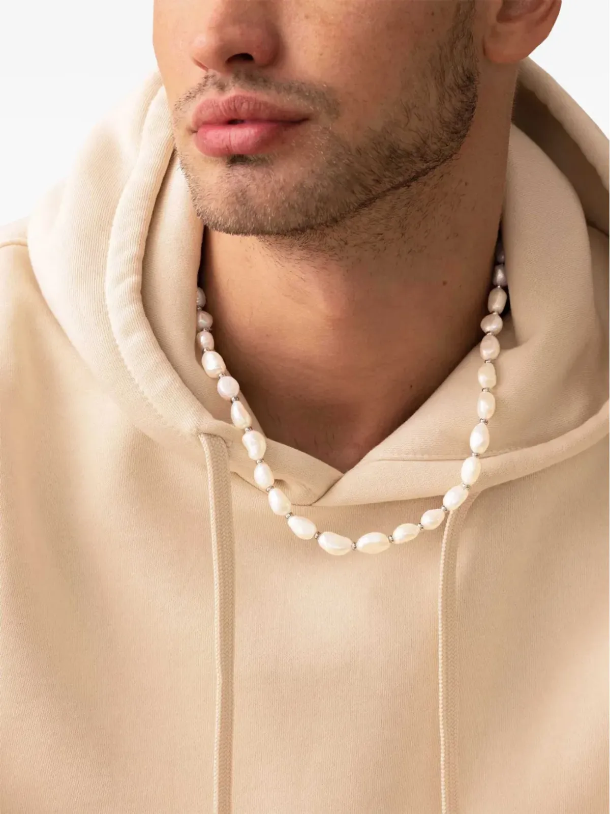 Nialaya Jewelry 淡水パールネックレス（ホワイト） - 画像5