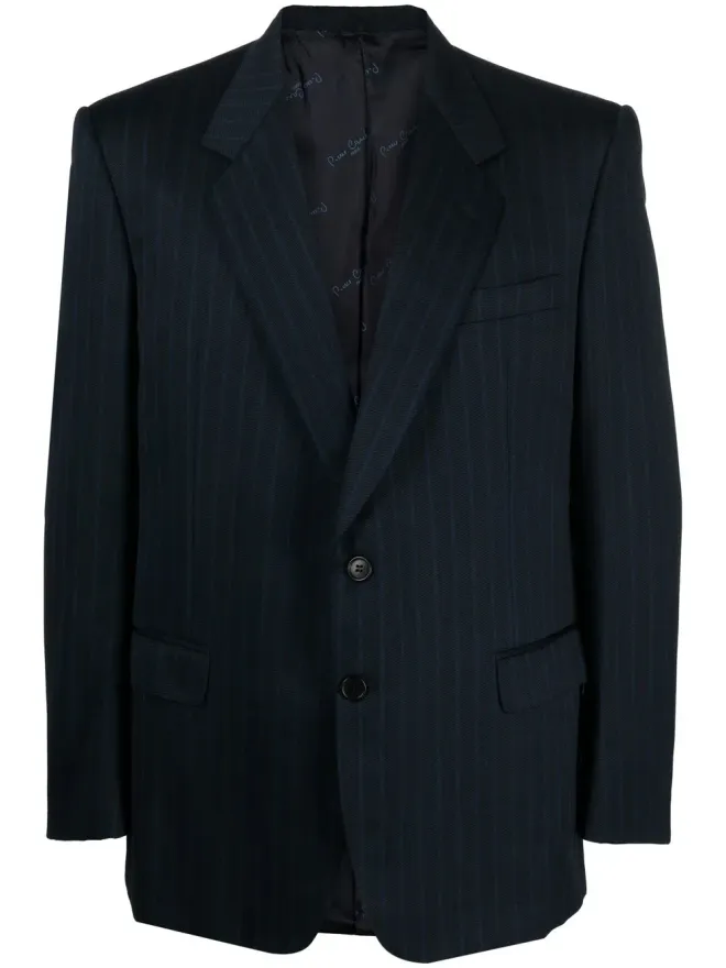 Pierre Cardin Pre-Owned Pierre Cardin Pre-Owned 1990s ピンストライプ ノッチド ラペル ブレザーの商品画像
