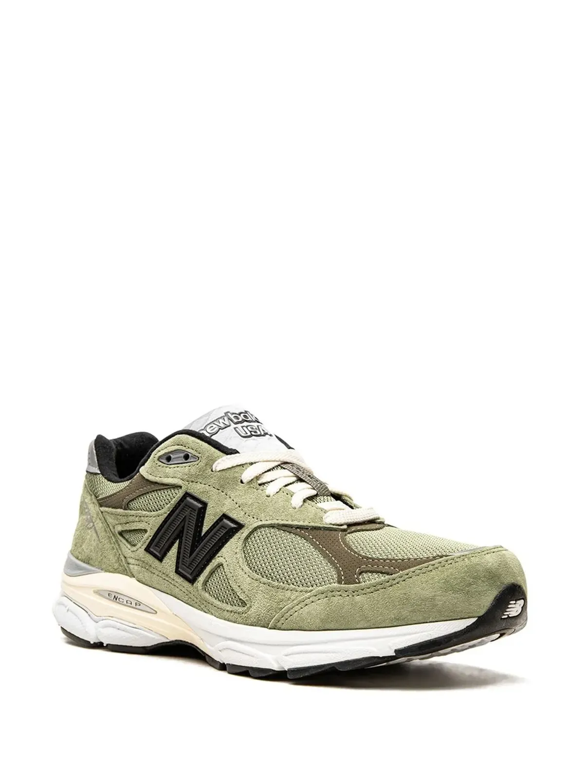 New Balance x JJJJound 990v3スニーカー グリーン - 画像2