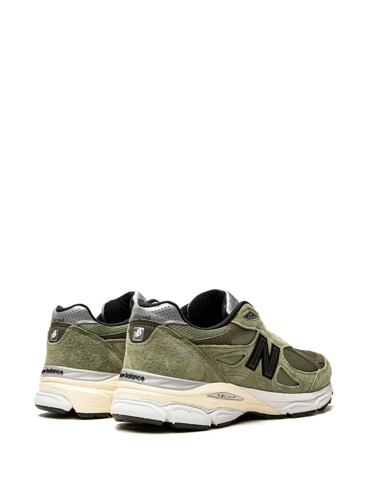 New Balance x JJJJound 990v3スニーカー グリーン - 画像3