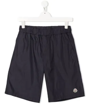 Moncler Enfant ロゴパッチ テックショーツ - サムネイル1