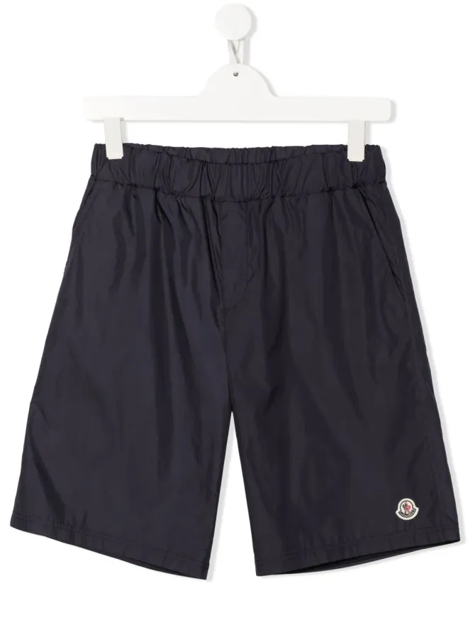 Moncler Enfant Moncler Enfant ロゴパッチ テックショーツの商品画像