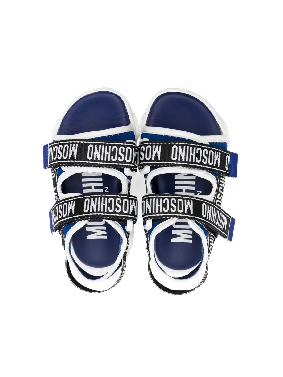 Moschino Kids ロゴタッチストラップサンダル - 画像3