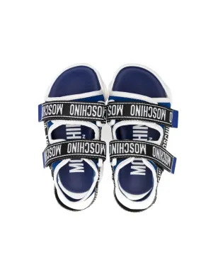 Moschino Kids ロゴタッチストラップサンダル - サムネイル3