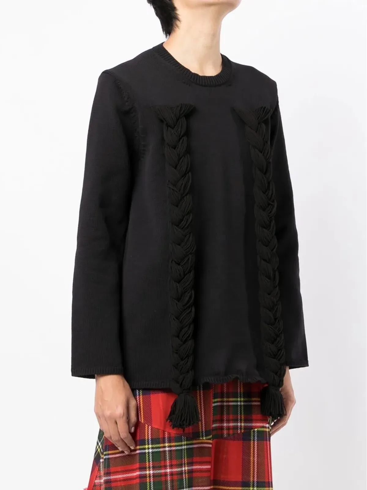 Comme Des Garçons Comme Des Garçons ブレイドディテール ロングスリーブ ジャンパー - 画像3