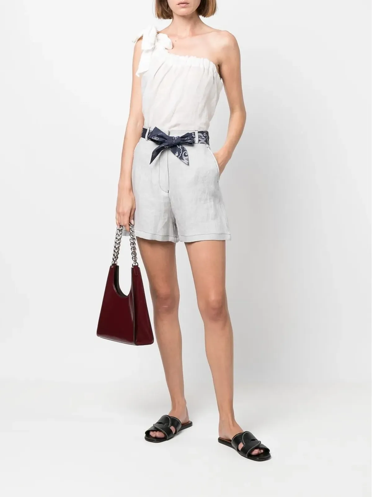 Emporio Armani ハイウエストコットンショーツ - 画像2