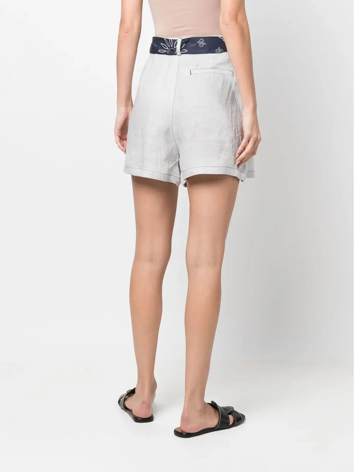 Emporio Armani ハイウエストコットンショーツ - 画像4