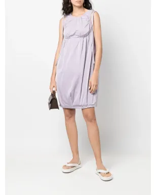 Sportmax Vバック・シフトドレス - パープル - サムネイル2