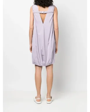 Sportmax Vバック・シフトドレス - パープル - サムネイル4
