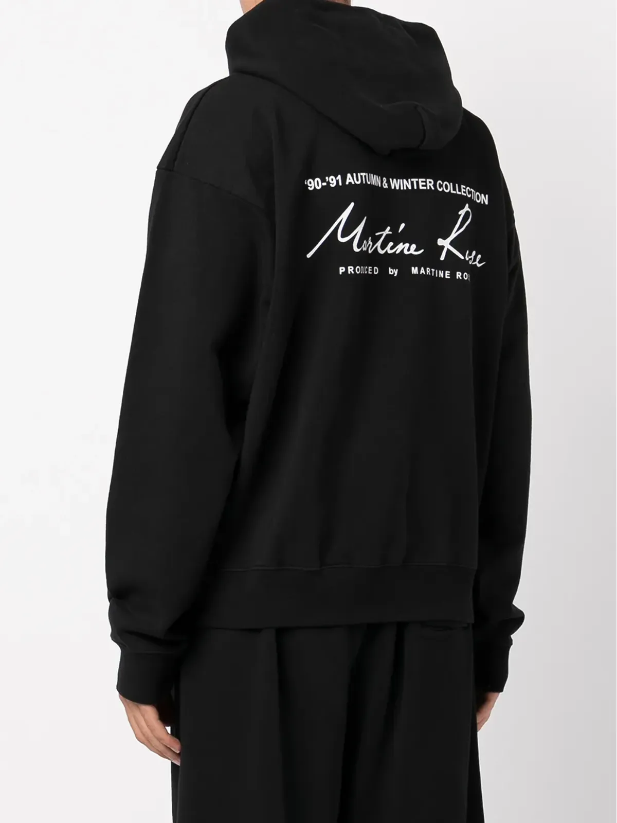 Martine Rose ロゴプリント オーバーサイズ フーディー - 画像4