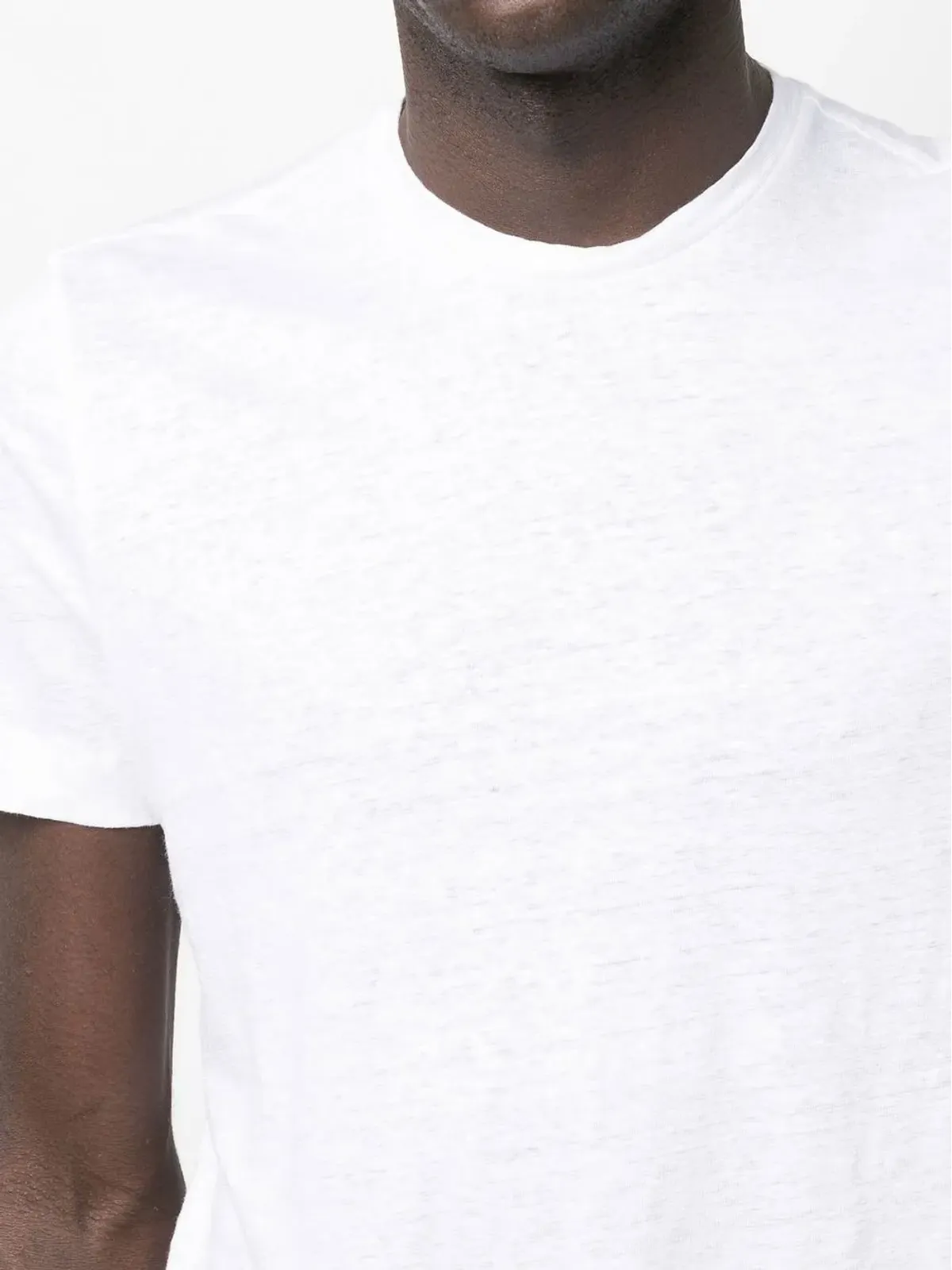 Majestic Filatures シェニール風テクスチャーのフィットTシャツ - 画像5