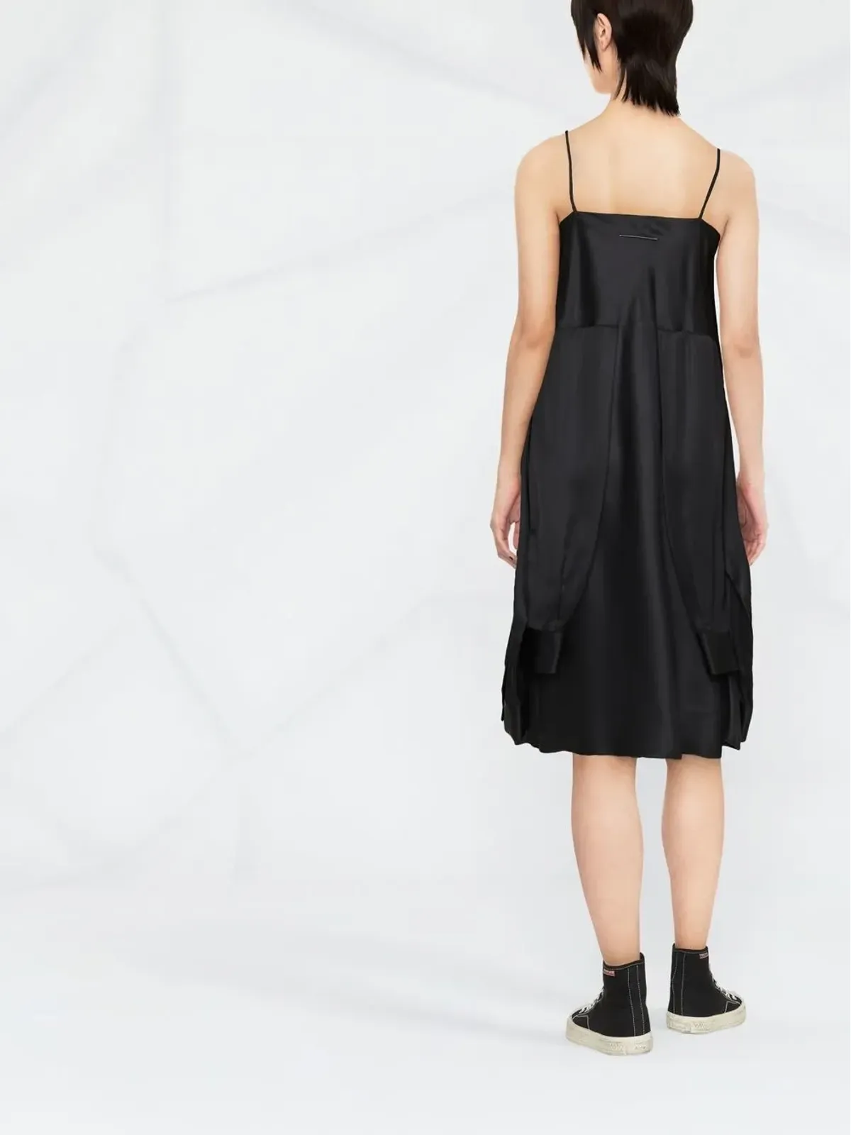 MM6 Maison Margiela ノットディテール コットン ドレス - 画像4