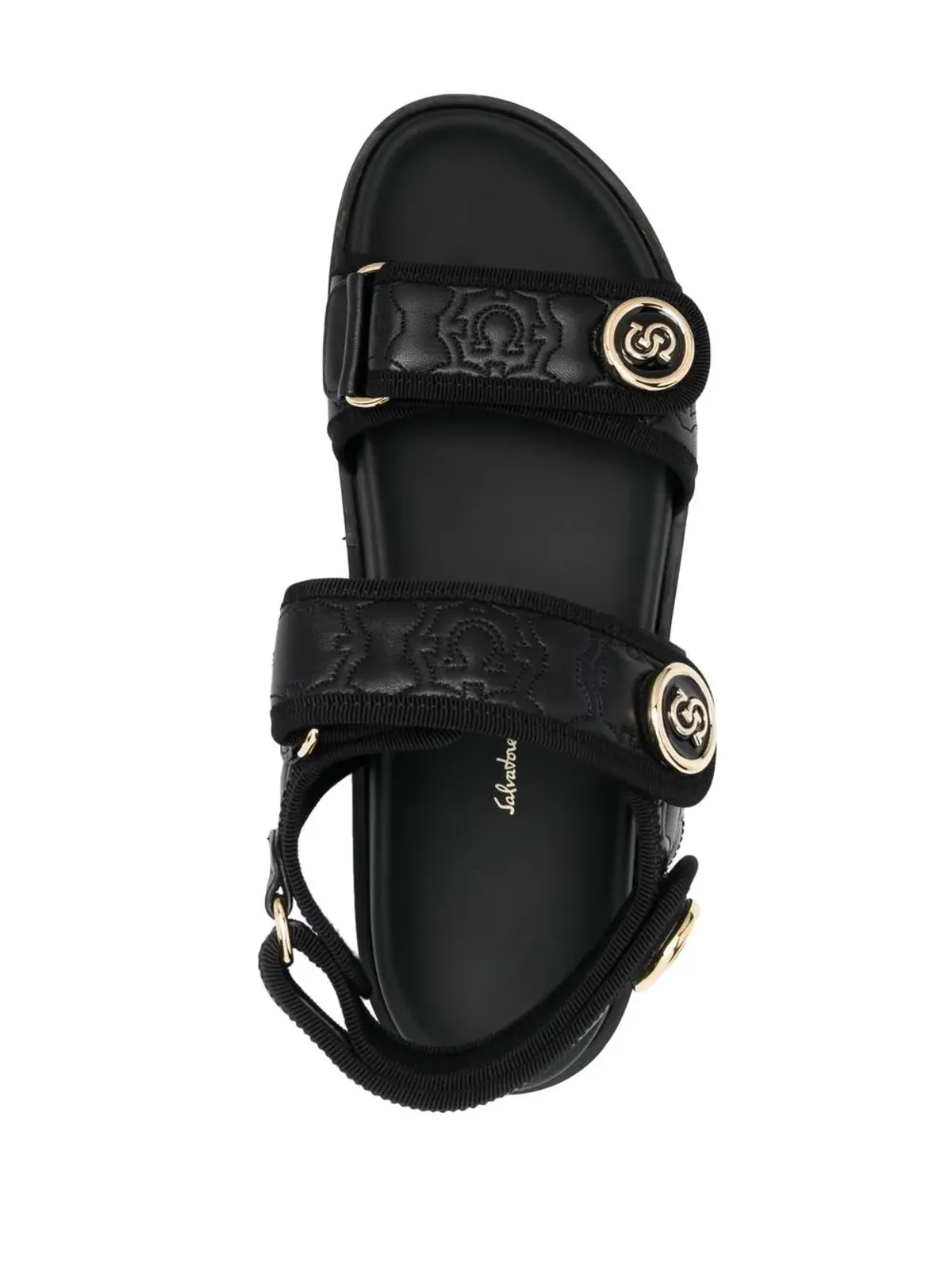 Ferragamo ロゴプレートディテール サンダル - 画像4