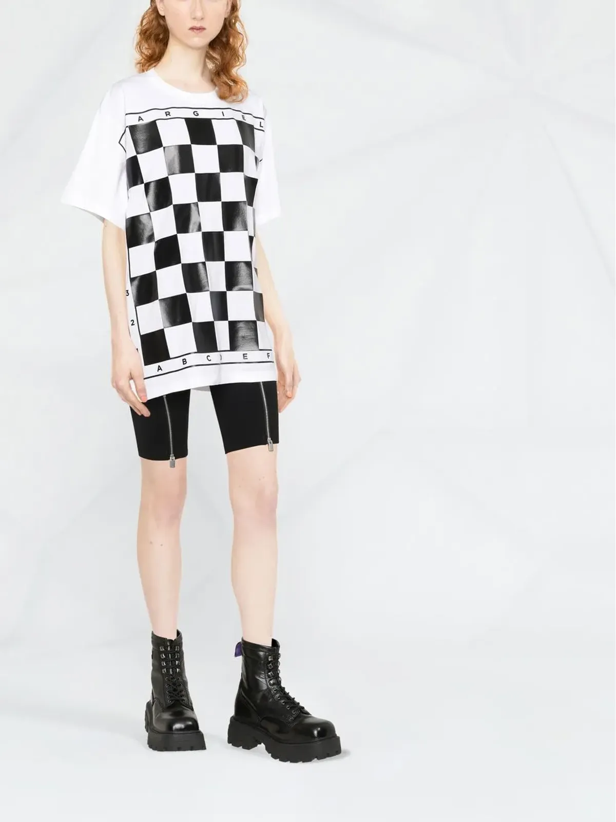 MM6 Maison Margiela チェック柄半袖Tシャツ - 画像2