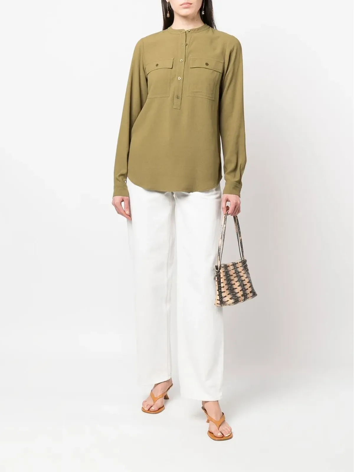 Michael Michael Kors ロングスリーブトップ - グリーン - 画像2