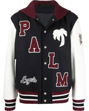 Palm Angels ロゴパッチ ヴァーシティジャケット - サムネイル1