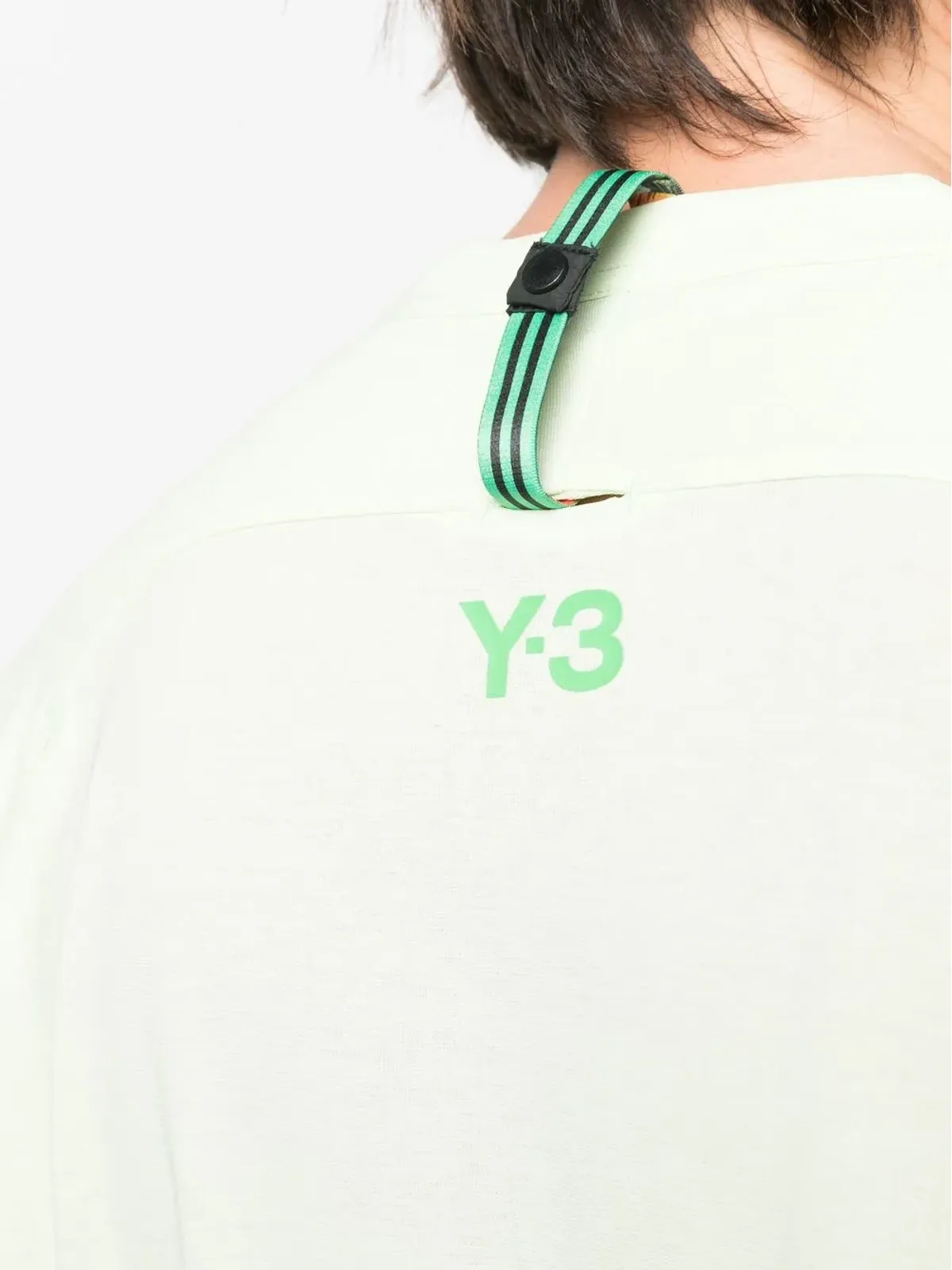 Y-3 ロゴプリント コットン Tシャツ - 画像5