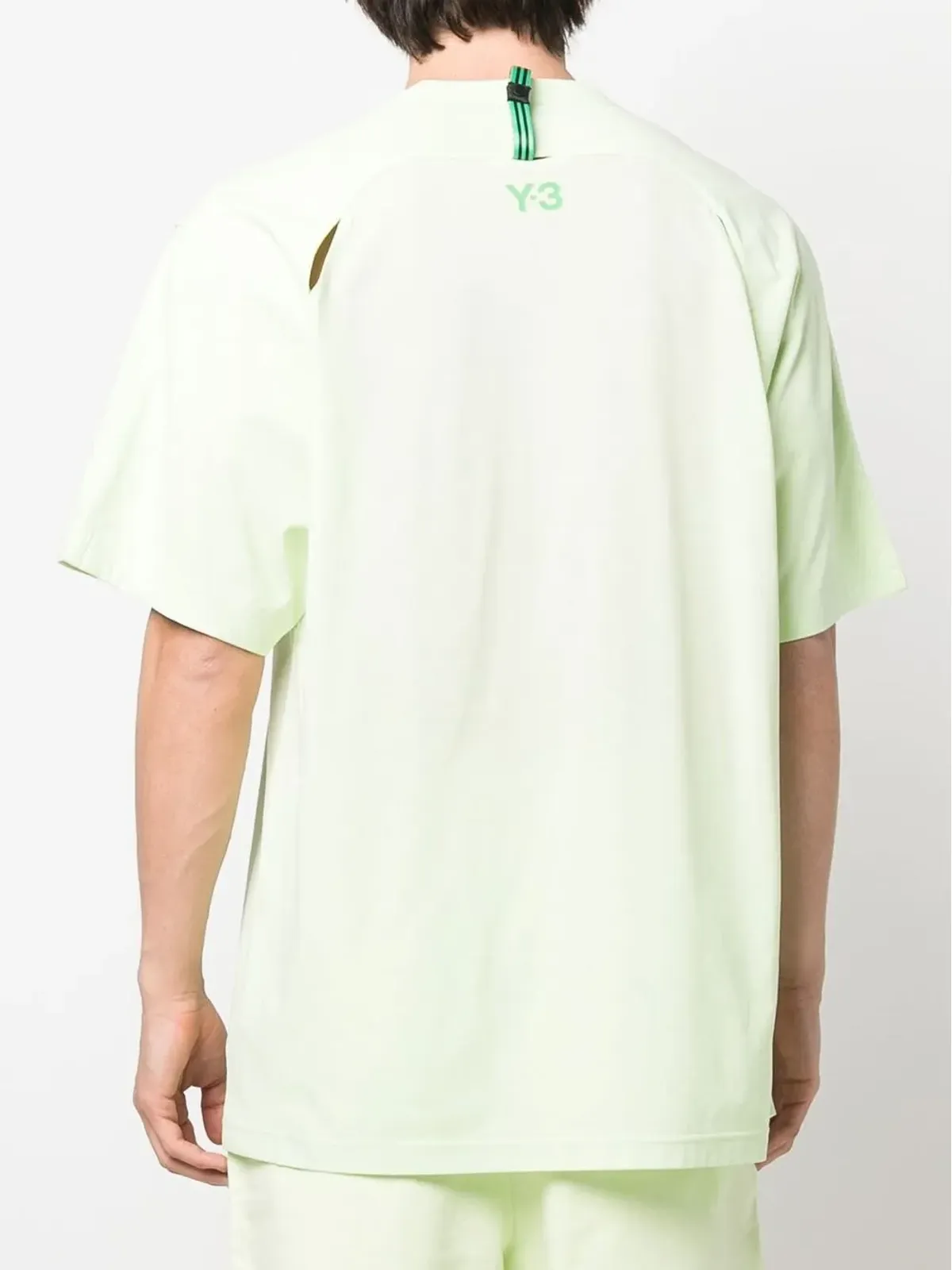 Y-3 ロゴプリント コットン Tシャツ - 画像4