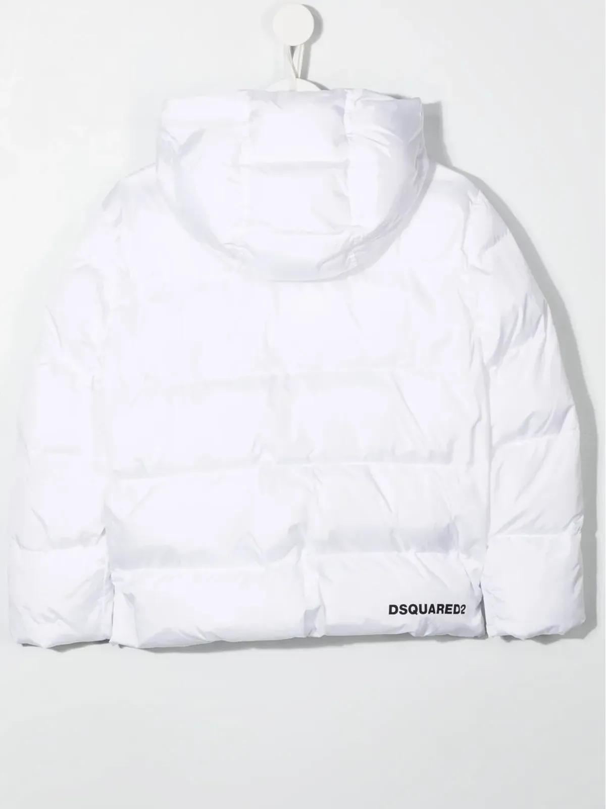 DSQUARED2 KIDS ジップポケット付きフード付きダウンジャケット - 画像2