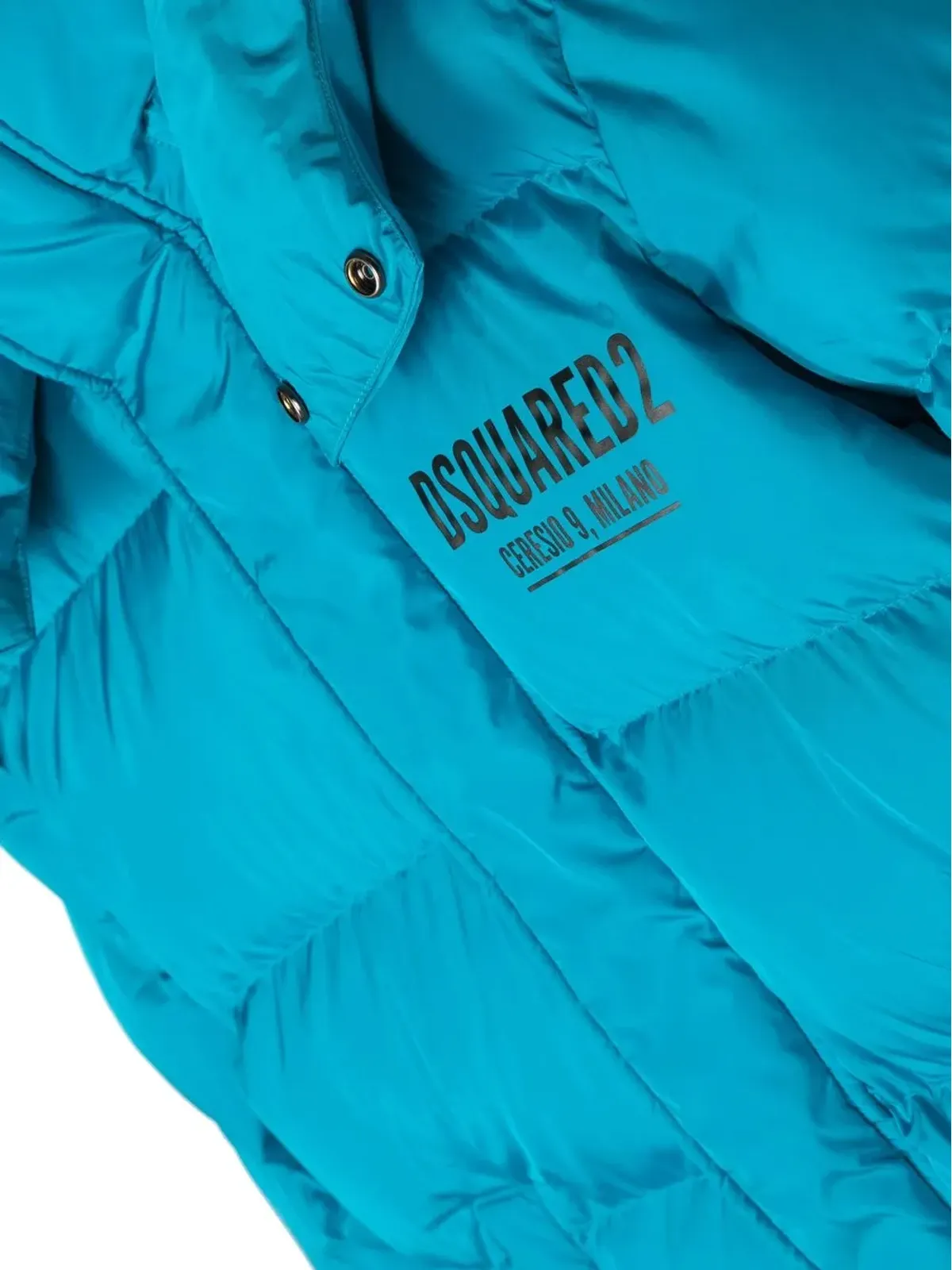 DSQUARED2 KIDS 胸ロゴプリント付きパッド入りジャケット - 画像3