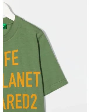 DSQUARED2 KIDS One Life One Planet T-sshirt - Green - サムネイル3