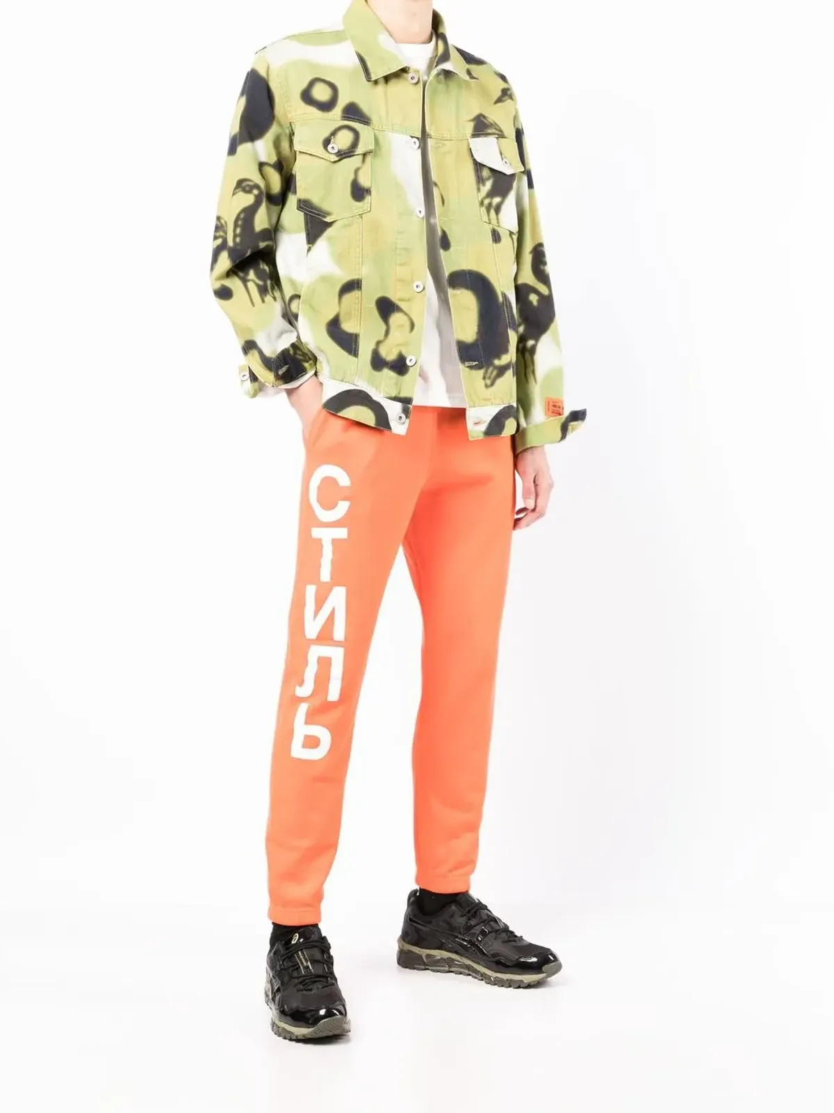 Heron Preston スタイルロゴ コットン トラックパンツ - 画像2