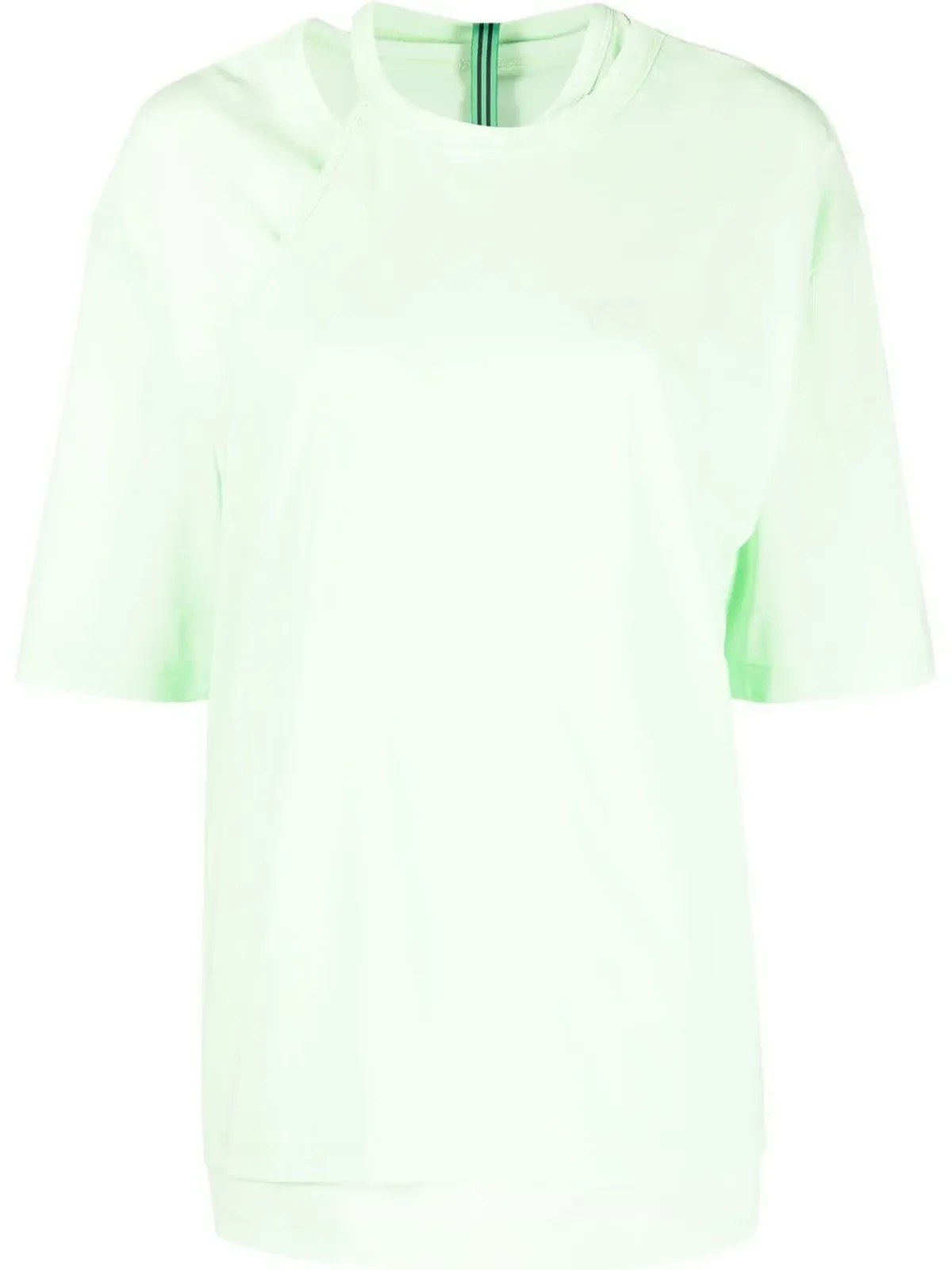 Y-3 レイヤード ロゴプリント Tシャツ - 画像1