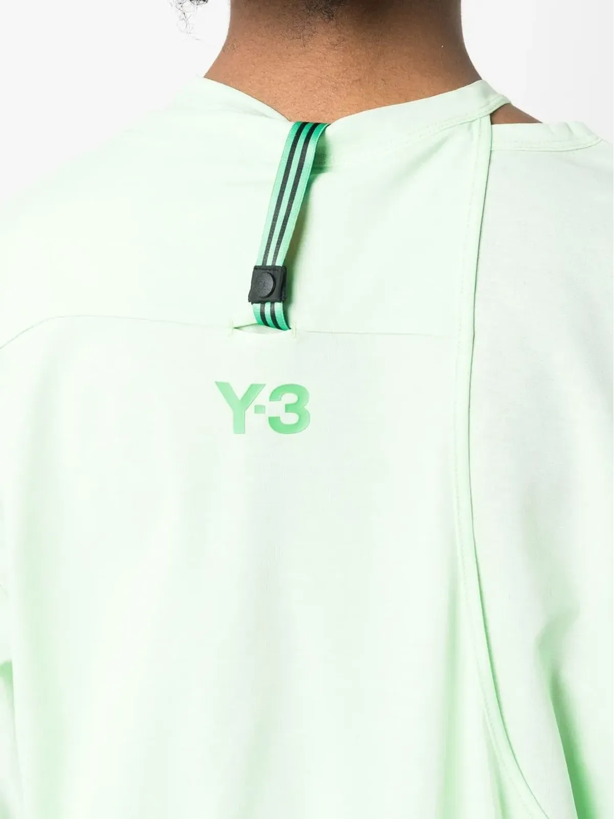 Y-3 レイヤード ロゴプリント Tシャツ - 画像5