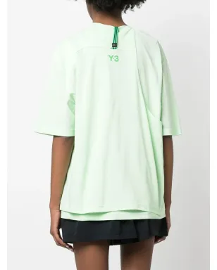 Y-3 レイヤード ロゴプリント Tシャツ - サムネイル4
