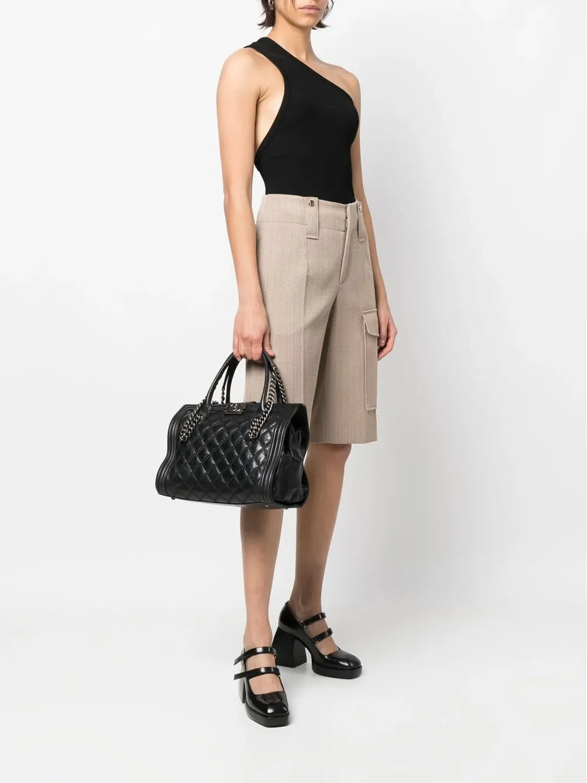 CHANEL Pre-Owned ボーイ トートバッグ - 画像2