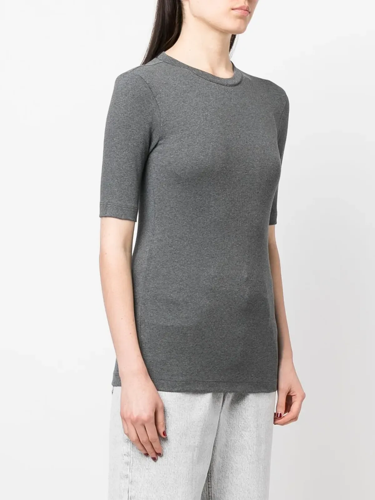 Brunello Cucinelli ショートスリーブニットトップ - 画像3