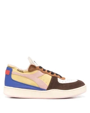 Diadora カラーブロック レースアップスニーカー - Yellow - サムネイル1