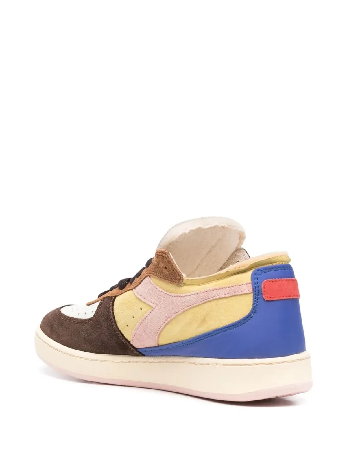 Diadora カラーブロック レースアップスニーカー - Yellow - 画像3