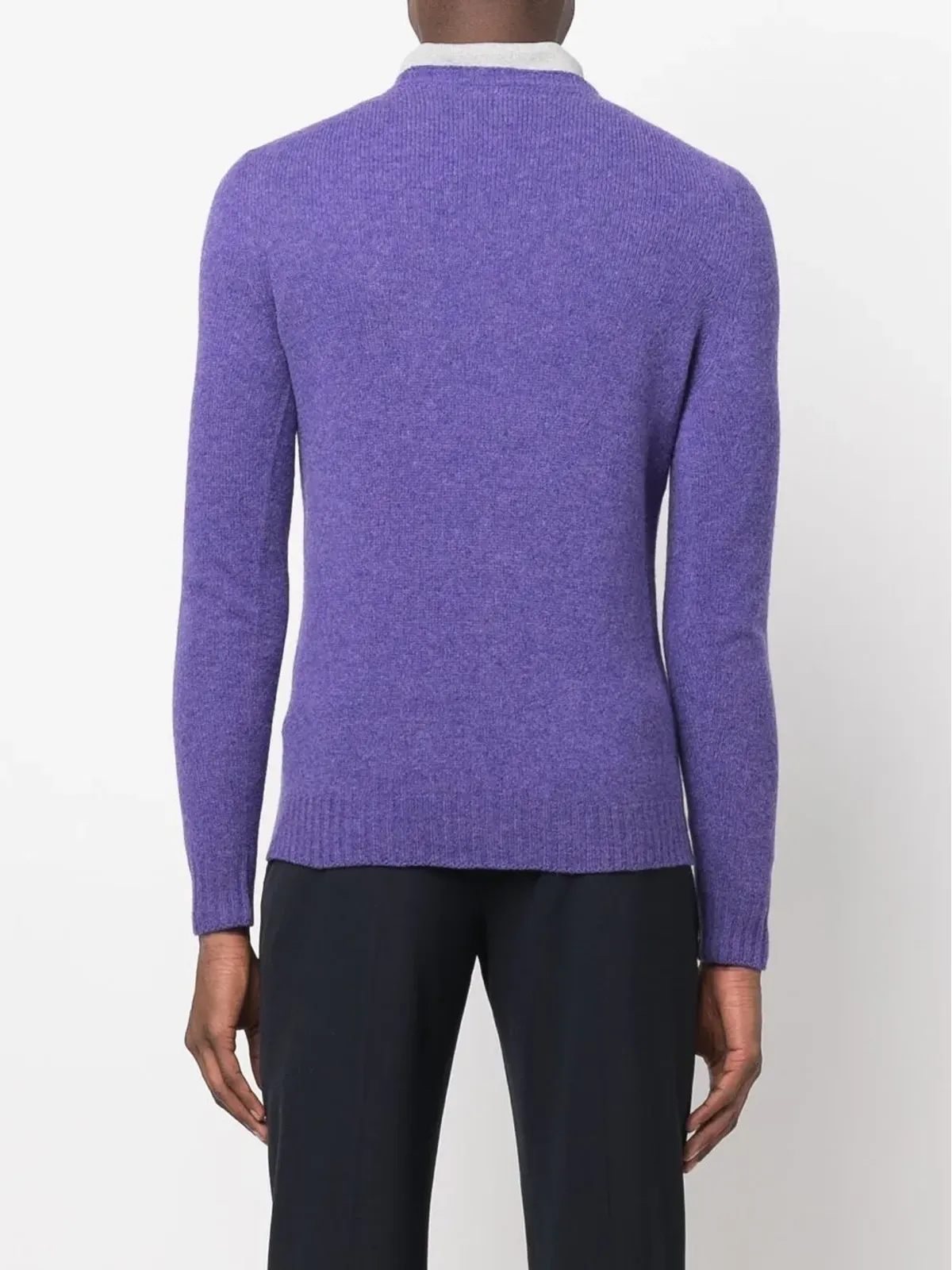 Jacob Cohën ポロカラー コットン スウェットシャツ - Purple - 画像4