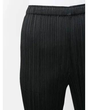 Pleats Please Issey Miyake エラスティケイテッドウェスト スリップオン ストレートパンツ - サムネイル5