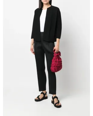 Pleats Please Issey Miyake エラスティケイテッドウェスト スリップオン ストレートパンツ - サムネイル2