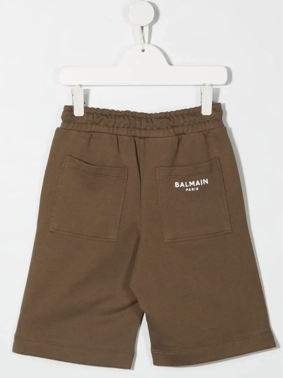 Balmain Kids ロゴプリント トラックショーツ - 画像2