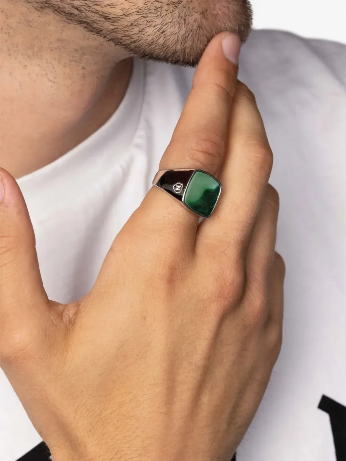 Nialaya Jewelry ジェイドリング - 画像3