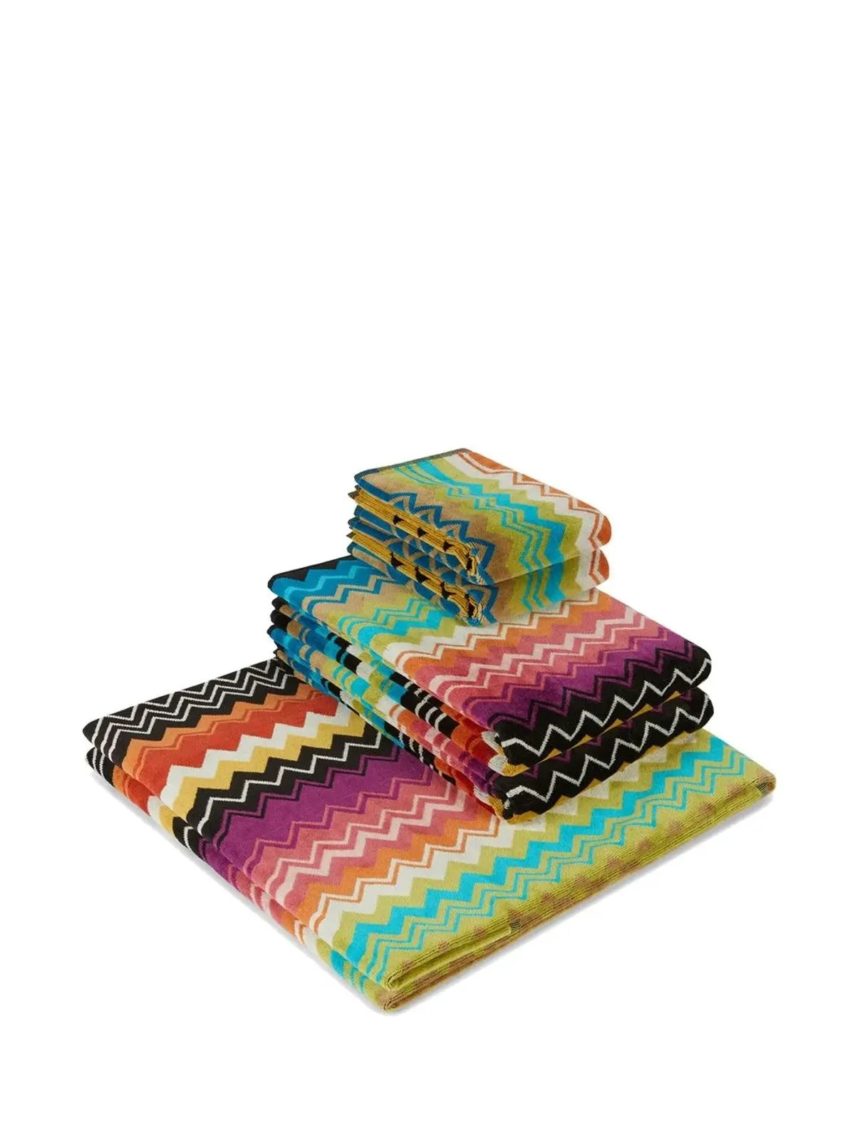 Missoni Home ジアコモ五点タオルセット - マルチカラー - 画像2