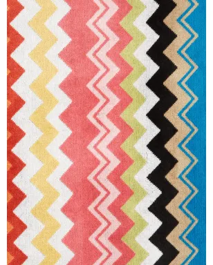 Missoni Home ジグザグ織りフード付きバスローブ - サムネイル2