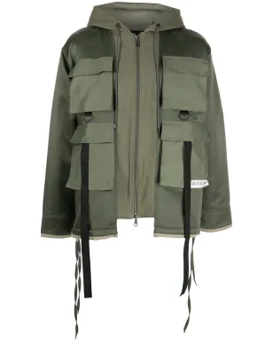 Mostly Heard Rarely Seen M65カーゴポケットジップアップジャケット（グリーン） - サムネイル1