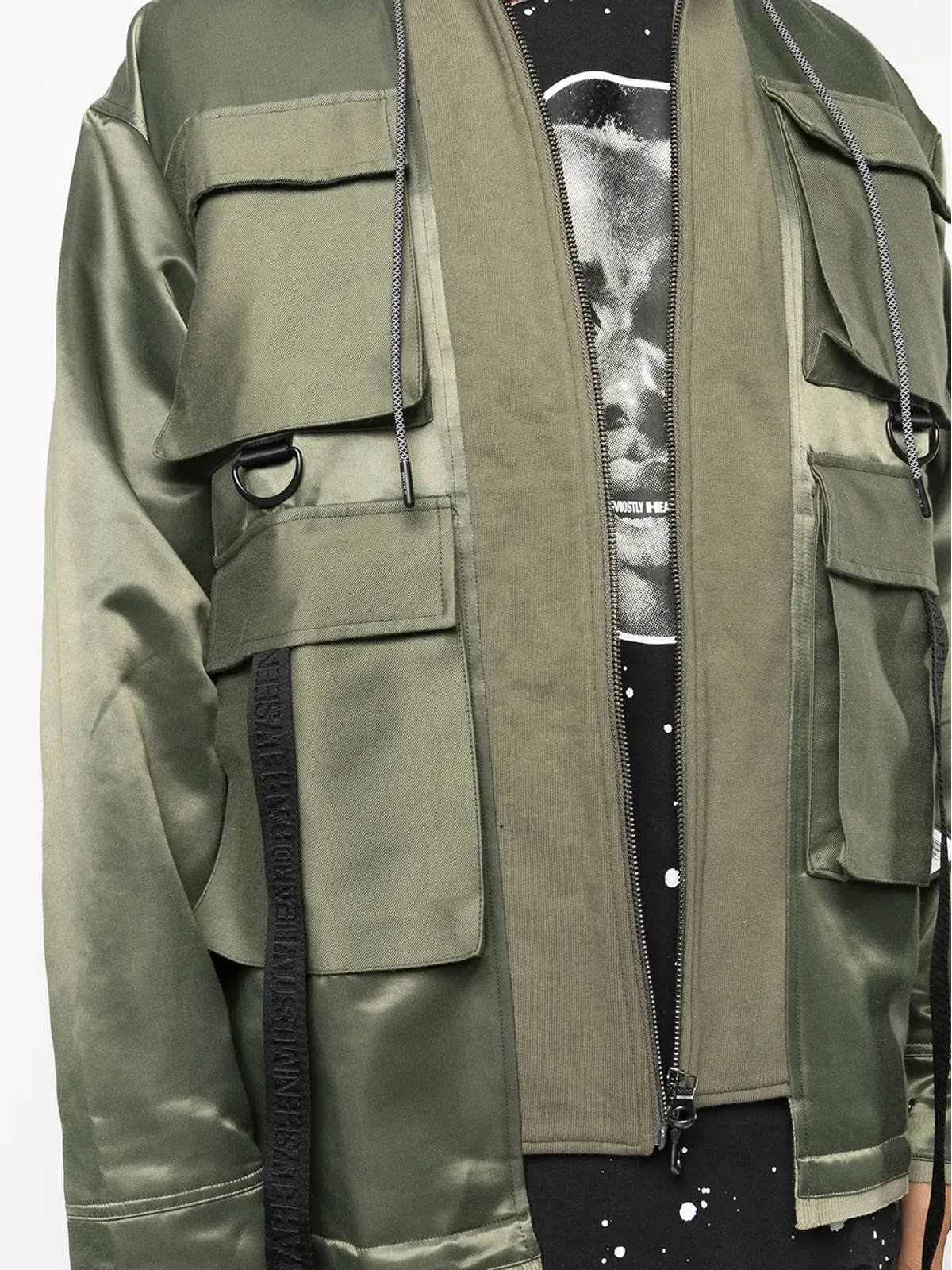 Mostly Heard Rarely Seen M65カーゴポケットジップアップジャケット（グリーン） - 画像5