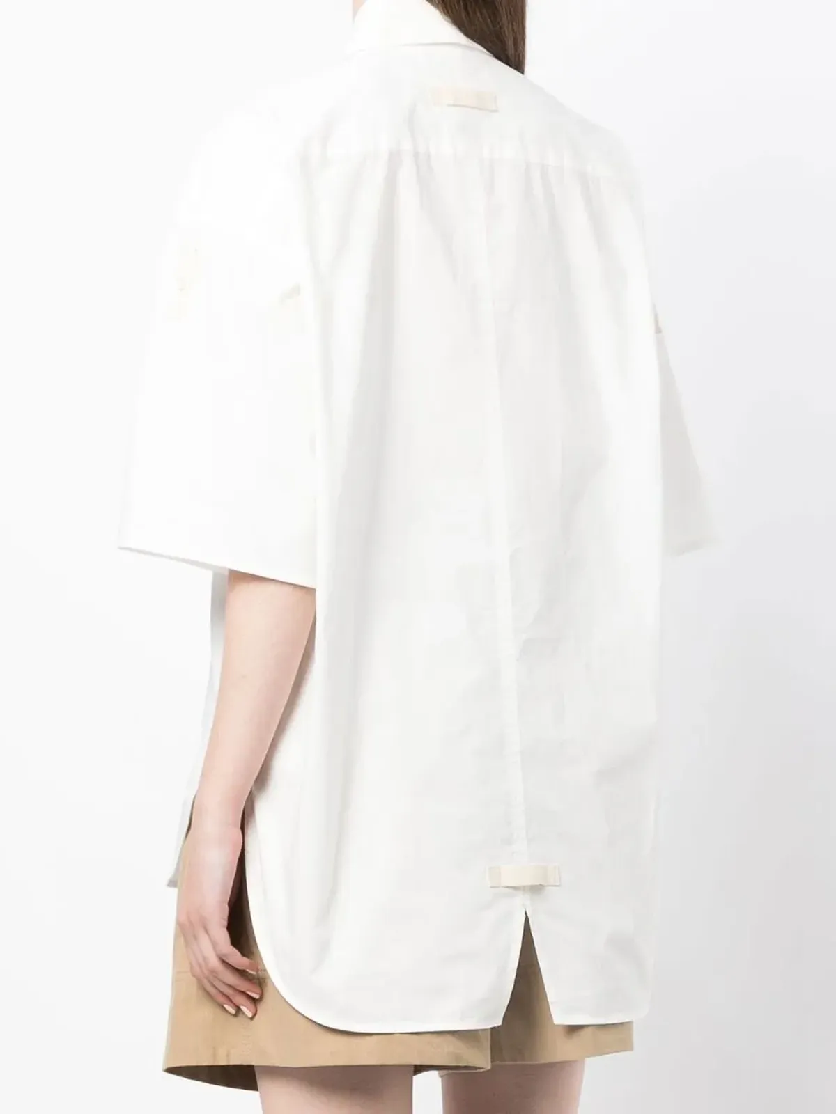 Lee Mathews 半袖コットンシャツ - White - 画像4