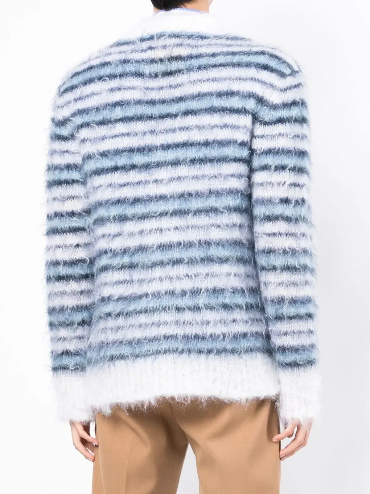 Marni ストライプ Vネック カーディガン - 画像4