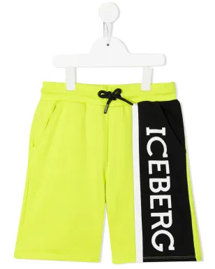 Iceberg Kids ロゴプリントショーツ - サムネイル1