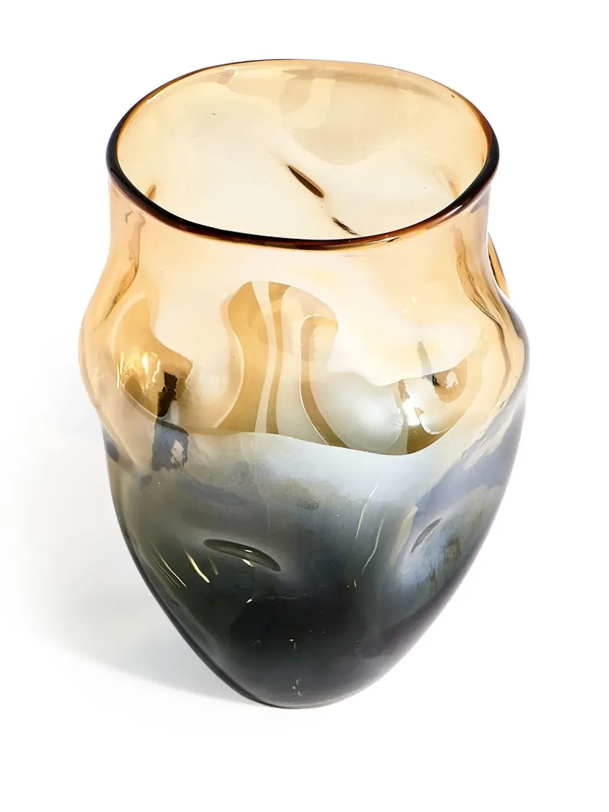 POLSPOTTEN Collision glass vase - Neutrals - 画像5