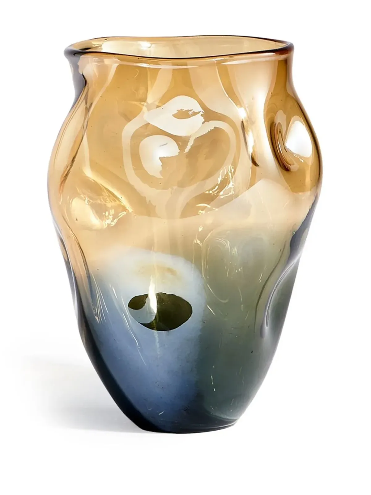 POLSPOTTEN Collision glass vase - Neutrals - 画像4