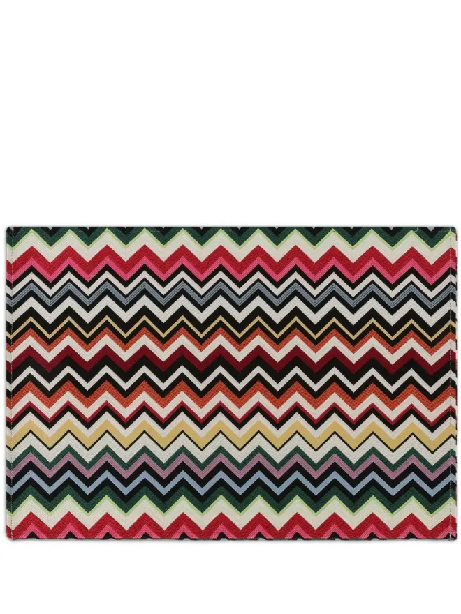 Missoni Home Missoni Home Belfast zig-zag placemat - Multicolourの商品画像