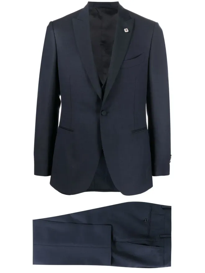 Lardini Lardini シングルブレストスーツ - ブルーの商品画像